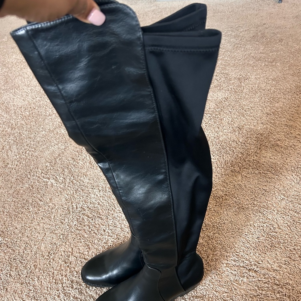 Black over the knee riding boot - Picture 2 of 3